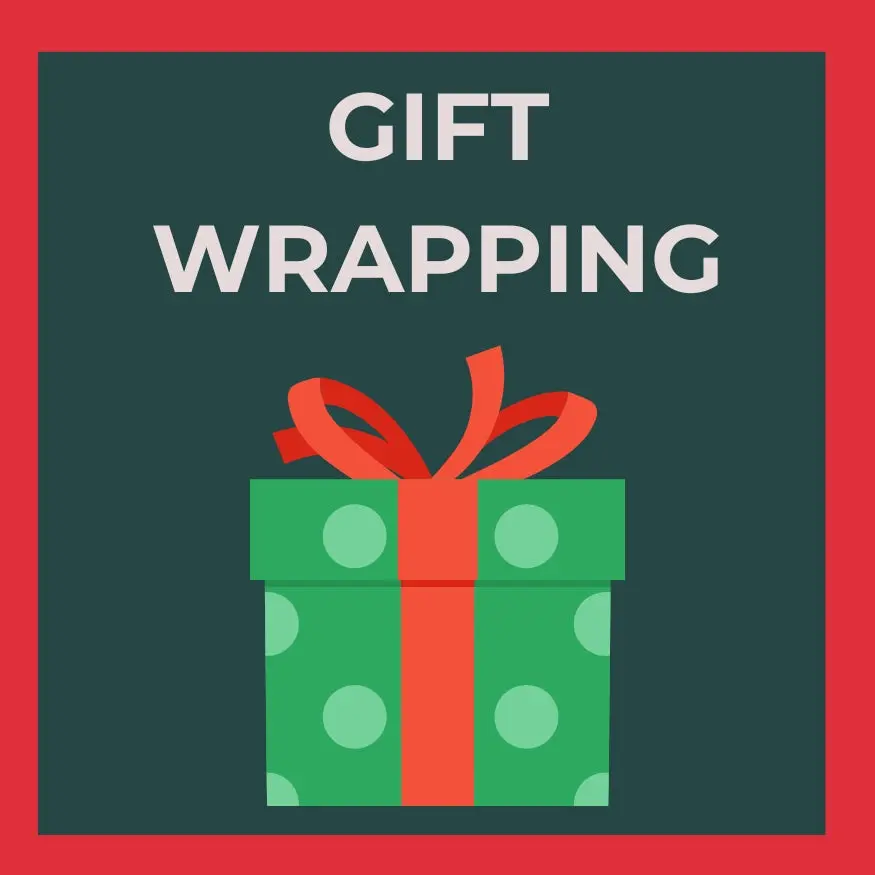 Basic Gift Wrapping - Name tag and Bows Not Included