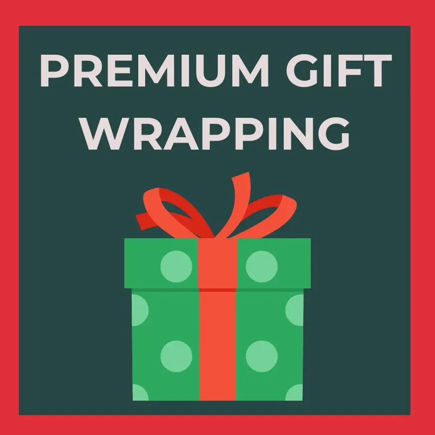 Gift Wrapping Premium - Name Tag and Bows Included
